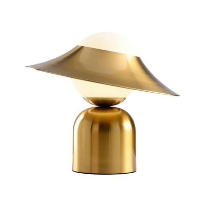 Retro Glass Table Lamp with Dimmable Light
