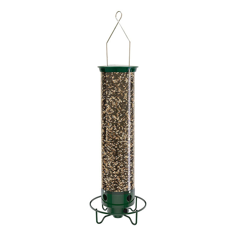 Squirrel-Proof Bird Feeder – 5lb Seed Tube with 4 Ports