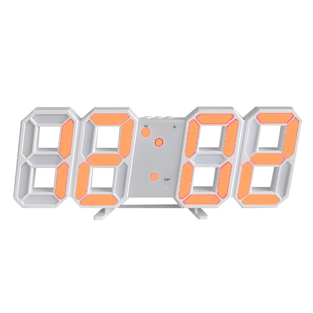 Modern 3D LED Wall Clock – Digital Eye‑Catching Display