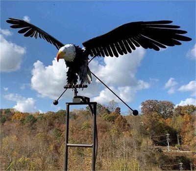 Metal Garden Wind Spinner Outdoor Lawn Ornament