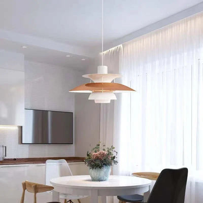 Modern Morandi LED Pendant Light – E27 Metal Shade