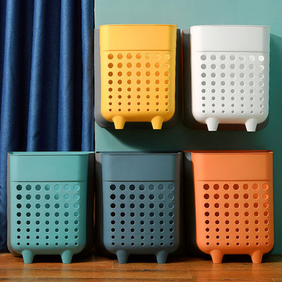 Wall-Mounted Collapsible Laundry Basket – Space-Saving Design