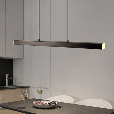 Industrial LED Pendant Light with Metal & Acrylic