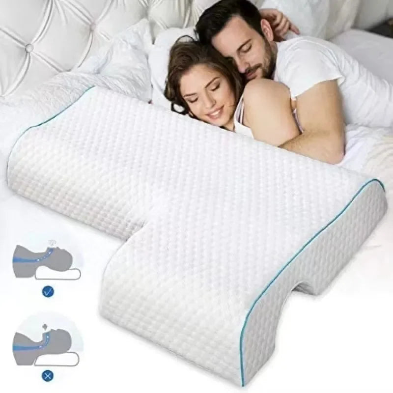 CouplePillow – Memory Foam Pillow for Comfortable Cuddling