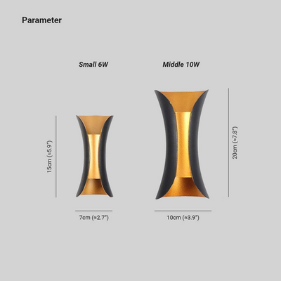 Durable Outdoor Waterproof LED Aluminum Wall Lamp
