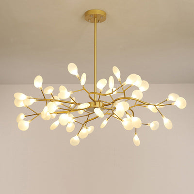 Branched Firefly LED Acrylic Chandelier