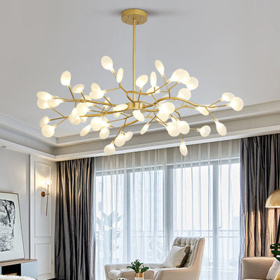 Branched Firefly LED Acrylic Chandelier
