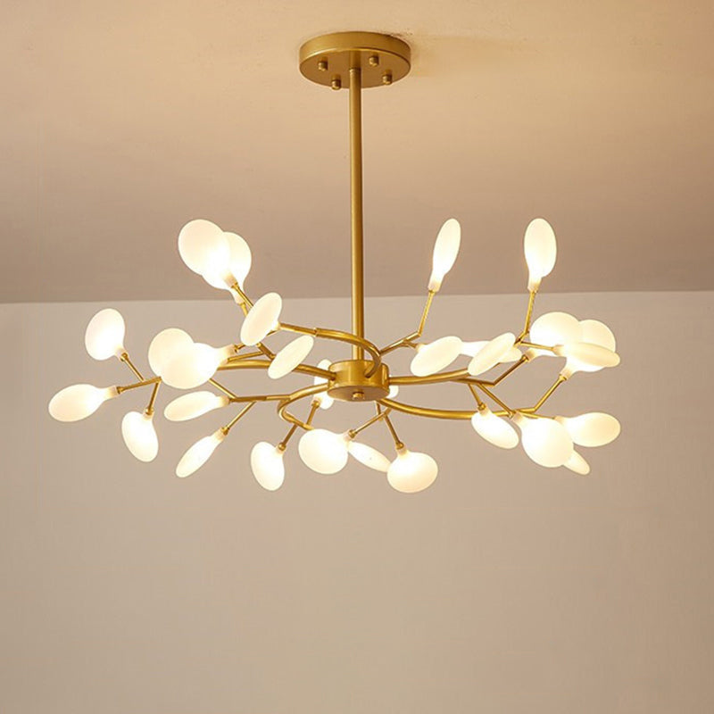 Branched Firefly LED Acrylic Chandelier