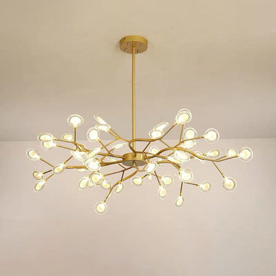 Branched Firefly LED Acrylic Chandelier