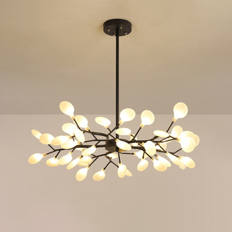Branched Firefly LED Acrylic Chandelier