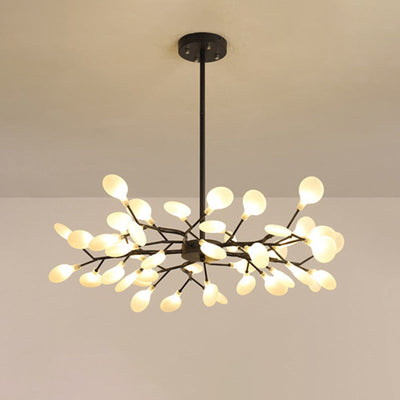 Branched Firefly LED Acrylic Chandelier