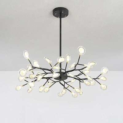 Branched Firefly LED Acrylic Chandelier