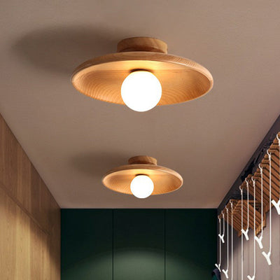 Shallow Bowl Minimalist LED Ceiling Light