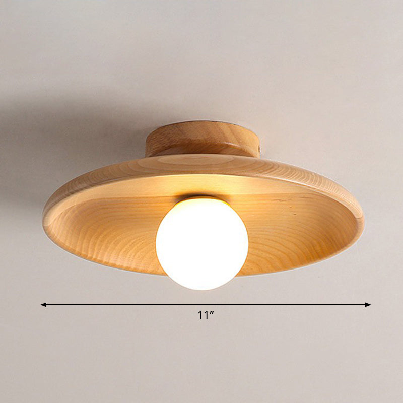Shallow Bowl Minimalist LED Ceiling Light
