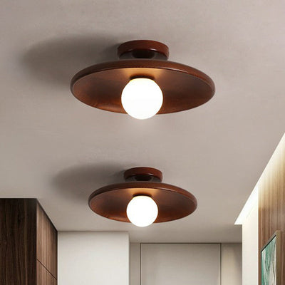 Shallow Bowl Minimalist LED Ceiling Light