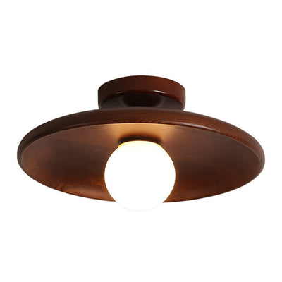 Shallow Bowl Minimalist LED Ceiling Light