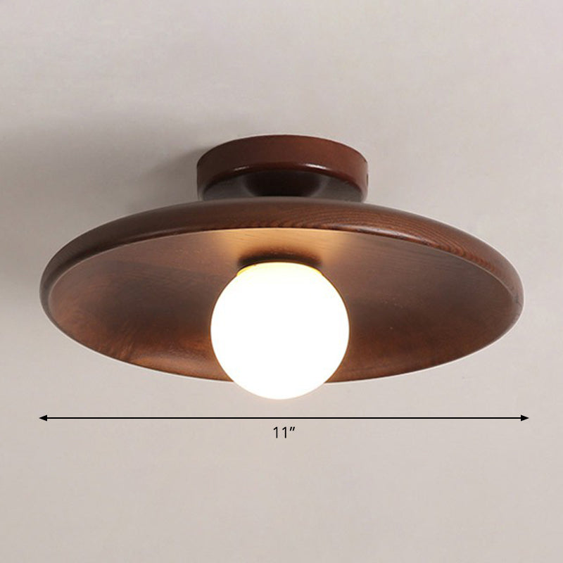 Shallow Bowl Minimalist LED Ceiling Light