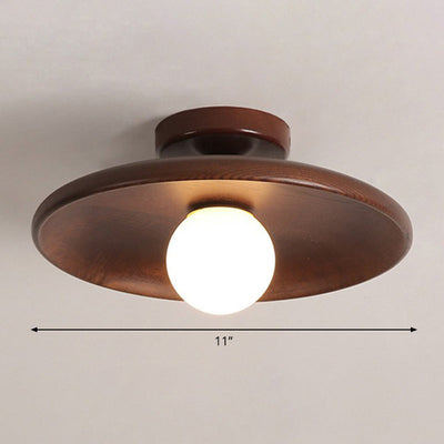 Shallow Bowl Minimalist LED Ceiling Light