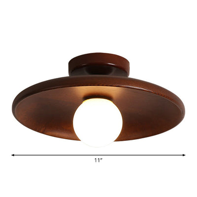 Shallow Bowl Minimalist LED Ceiling Light