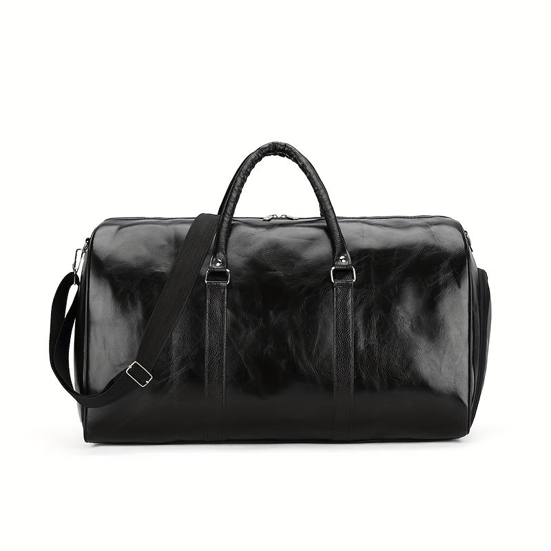 Voyager's Haven Deluxe Leather Retro Travel Bag