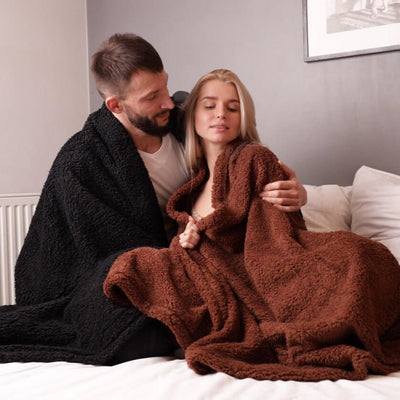 Waterproof Soft Cuddle Blanket for Couples