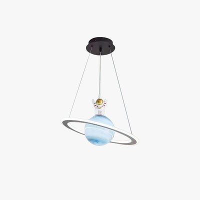 LED Pendant Lamp for Kids Room Planet Design