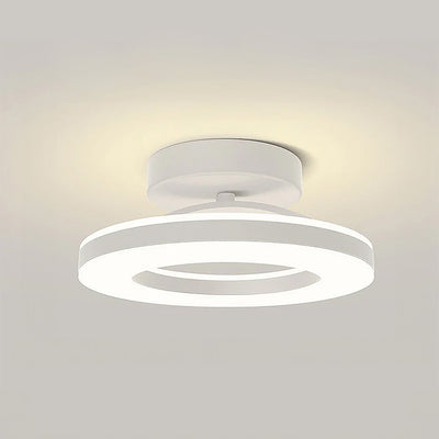 ZAYNO Black LED Ceiling Light – Modern Flush Mount