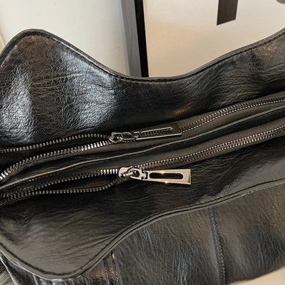 Women’s Classic Multi-Compartment Shoulder Bag – Alma