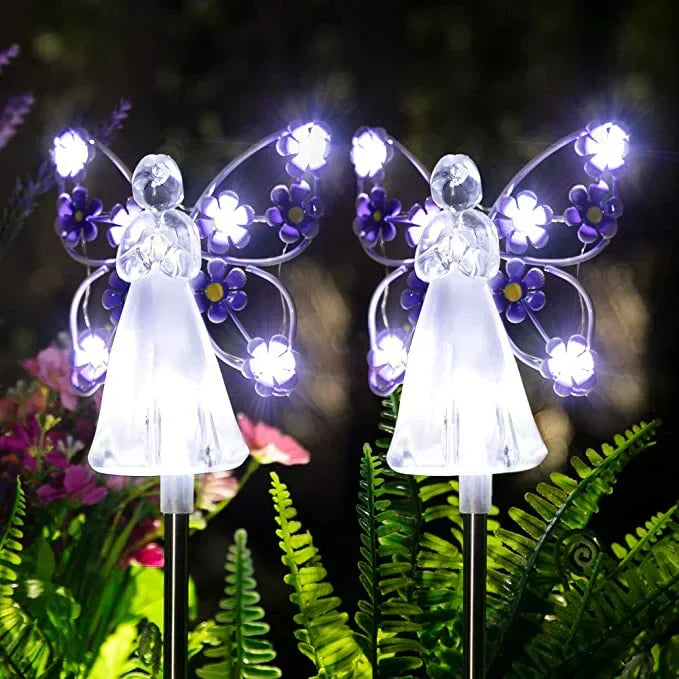 Solar Angel LED Garden Light for Outdoor Decoration