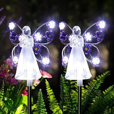 Solar Angel LED Garden Light for Outdoor Decoration