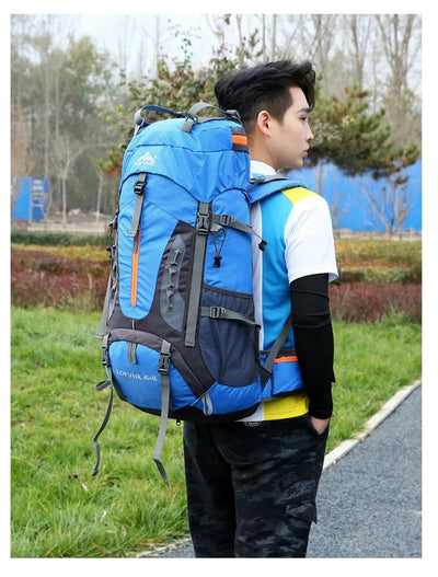 60L Waterproof Backpack – Spacious and Durable Bag for Outdoor Adventures