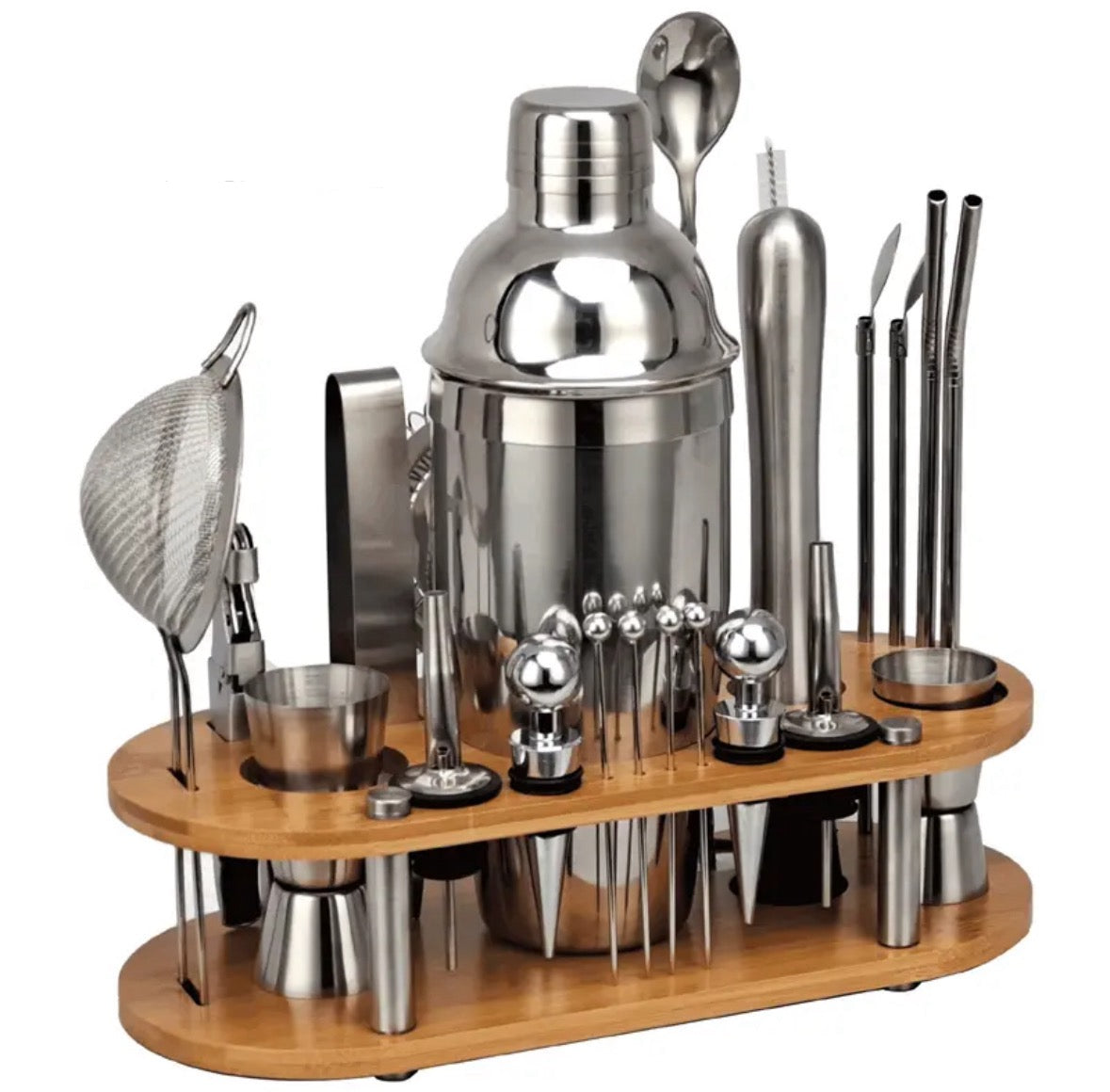 Professional 23-Piece Bartender Cocktail Shaker Set