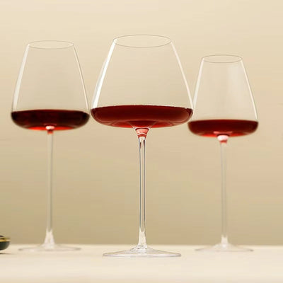 Handmade Crystal Wine & Champagne Glass Set – 2, 4, or 6 Pcs, 4 Sizes