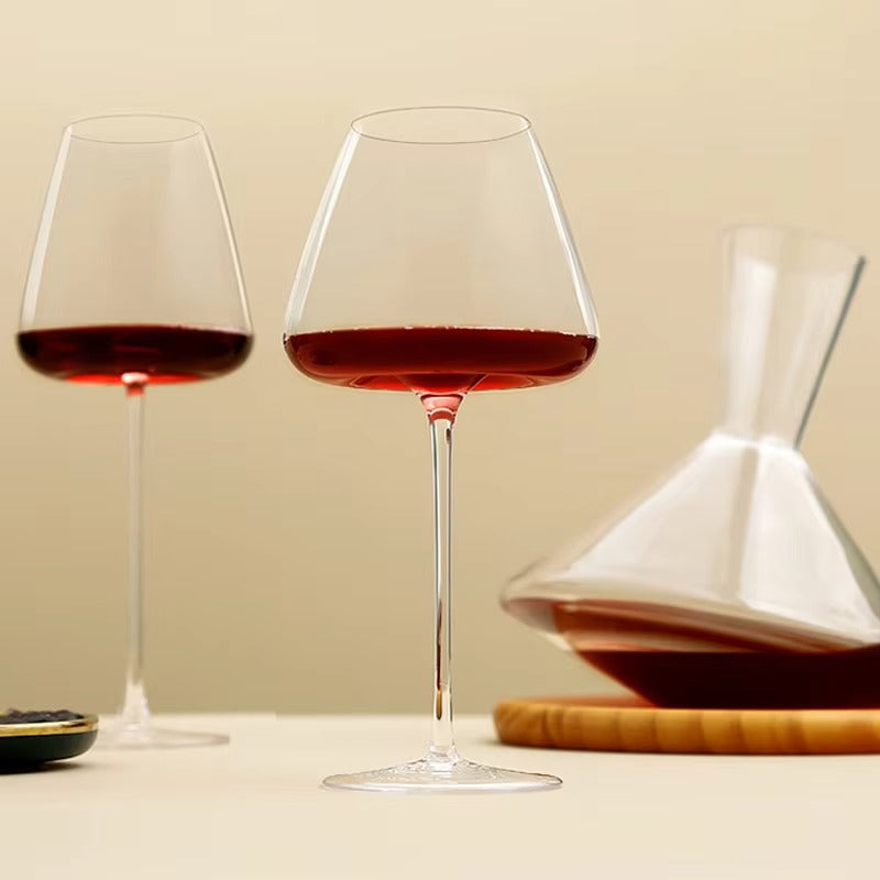 Handmade Crystal Wine & Champagne Glass Set – 2, 4, or 6 Pcs, 4 Sizes