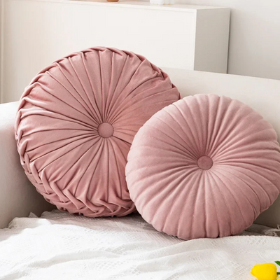 Plush Throw Pillow with Hidden Zipper