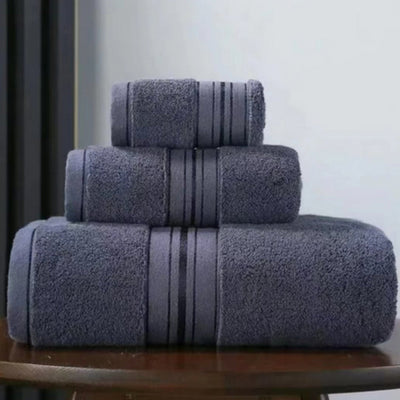LuxeCloud Egyptian Cotton Towel Set for Soft Comfort