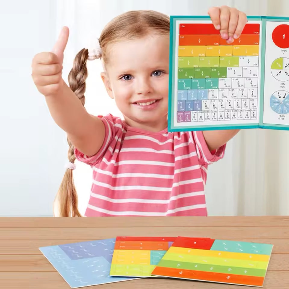 Magnetic Fraction Disc Set for Math Learning
