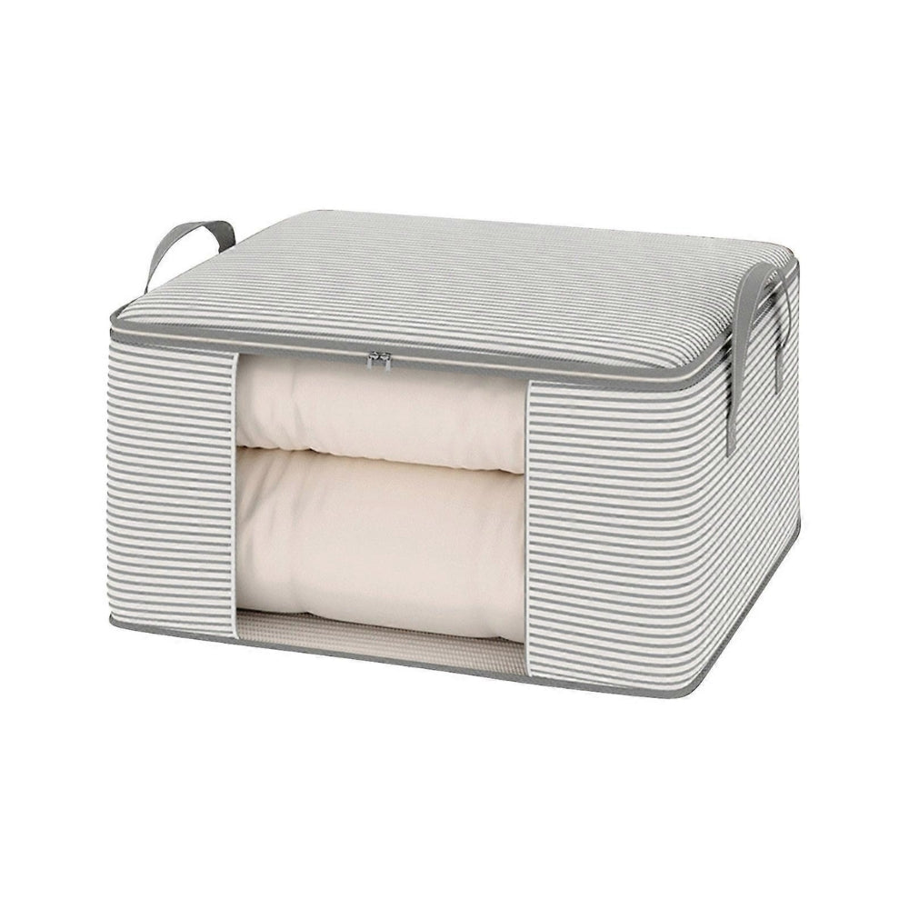 Classic Stripe Foldable Storage Bag for Clothes and Bedding