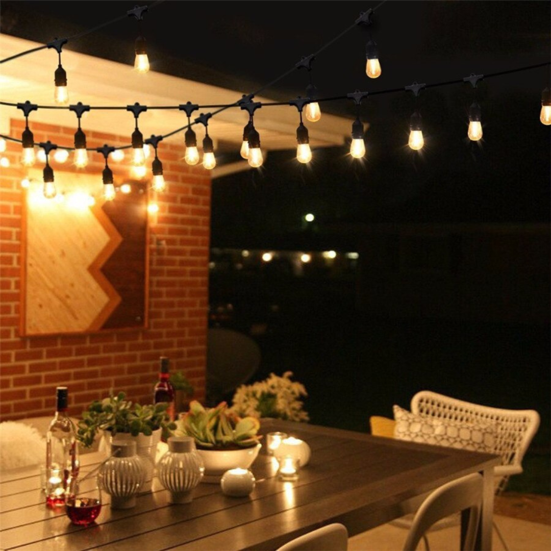 Waterproof Outdoor LED String Lights – 10m