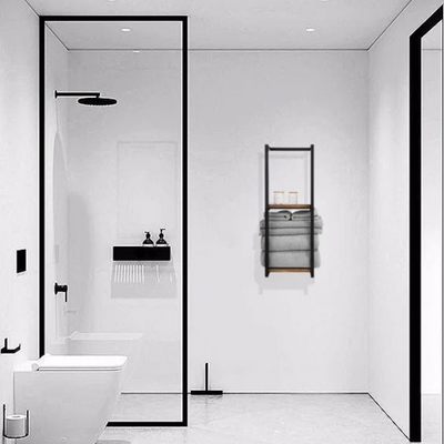 Waterproof Wall Towel Rack – Bathroom Shelf