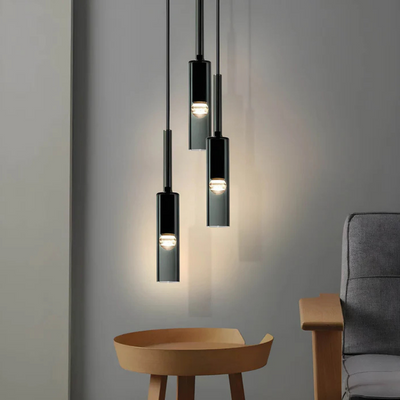 Modern Glass Pendant Light – E27 Hanging Lamp for Dining & Living Room