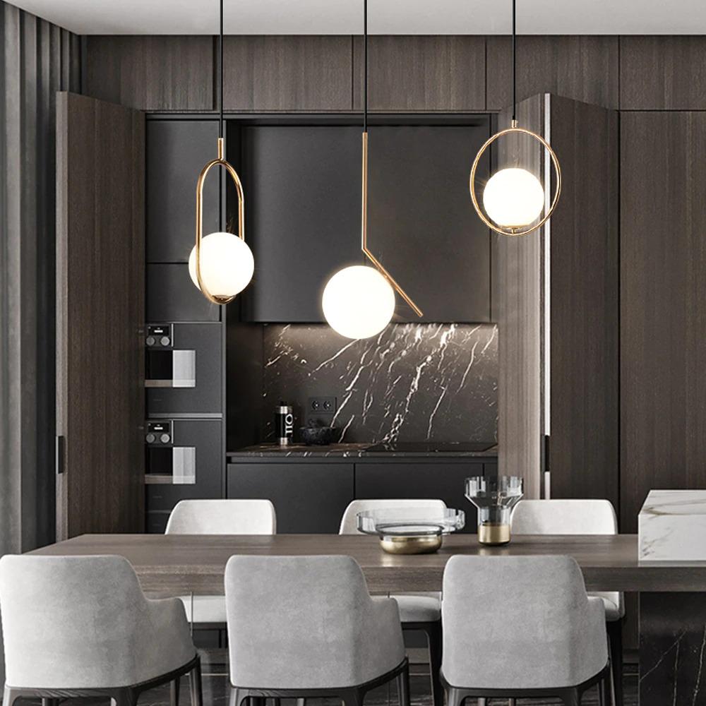Harmony Glass Pendant Light Modern Hanging Lamp