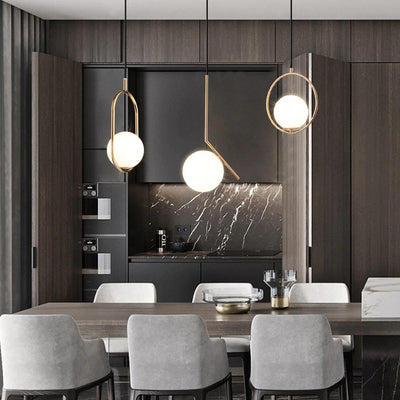 Harmony Glass Pendant Light Modern Hanging Lamp