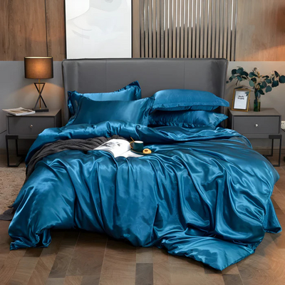 Rayon Bedding Set with Soft Breathable Duvet Cover