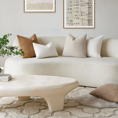 Tulum Boucle Cushion Cover 45x45cm Decorative Pillow