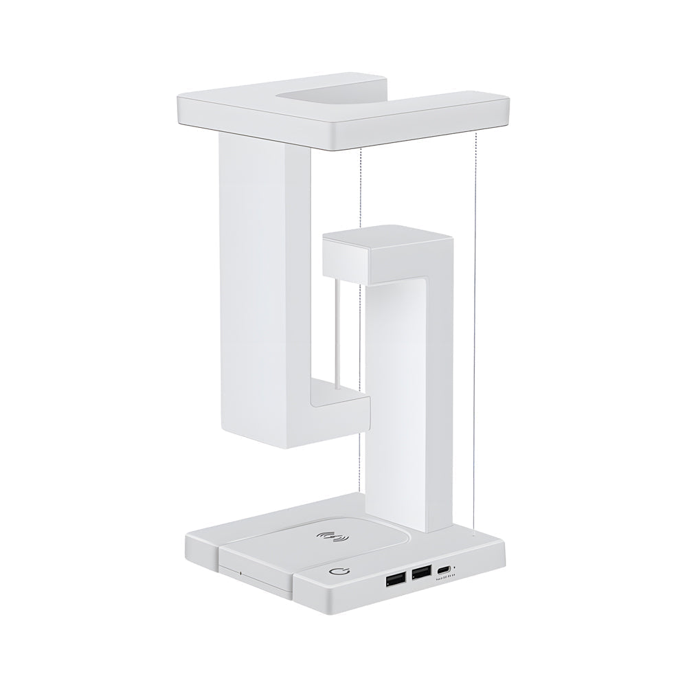 Levitating LED Table Lamp with Wireless Charging