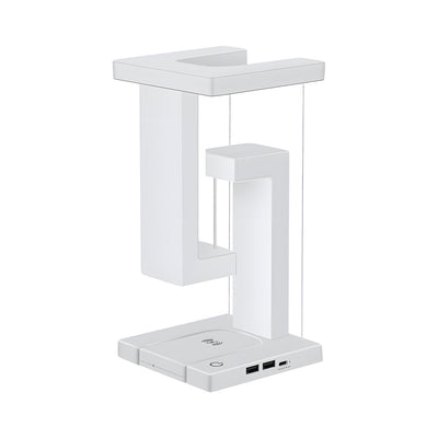 Levitating LED Table Lamp with Wireless Charging