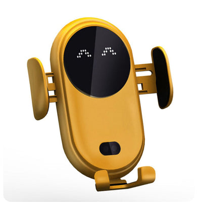 Wireless Car Phone Holder with Fast Charging and Auto Clamp