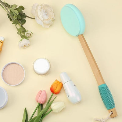 Non-Slip Lotion Applicator Sponge Brush for Body