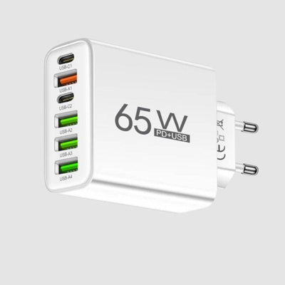 Compact Multi-Port Fast Charger for Phones and Tablets